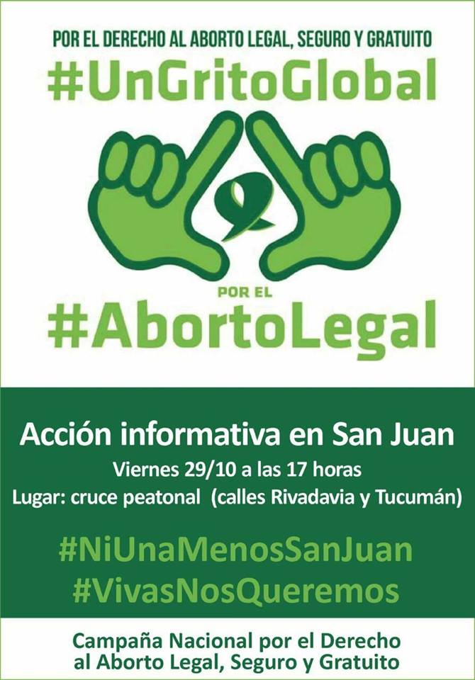 #NIUNAMENOS: convoca a una acción informativa