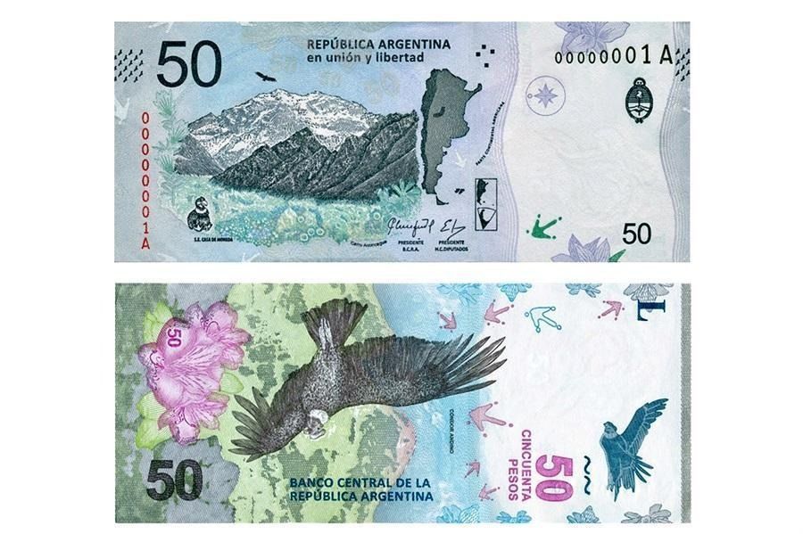 Nuevo billete de 50 pesos
