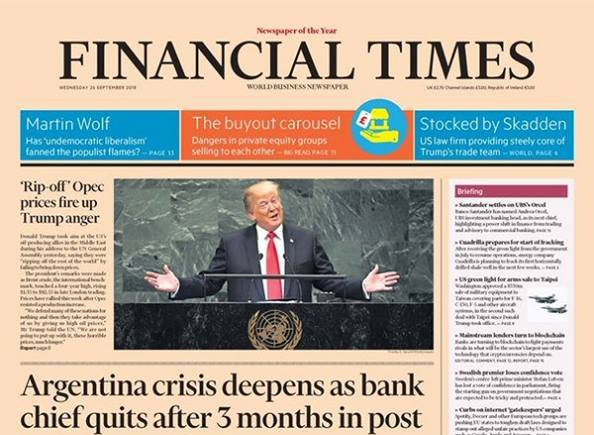 Regresamos al mundo: la revista de finanzas Forbes y el Financial Times lapidarios con la crisis Argentina