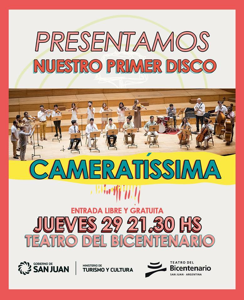 La Camerata San Juan presenta su primer disco en el Teatro del Bicentenario