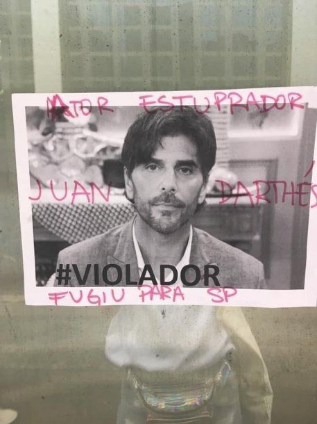 Brasil: escraches a Darthés en San Pablo por las denuncias de abuso sexual