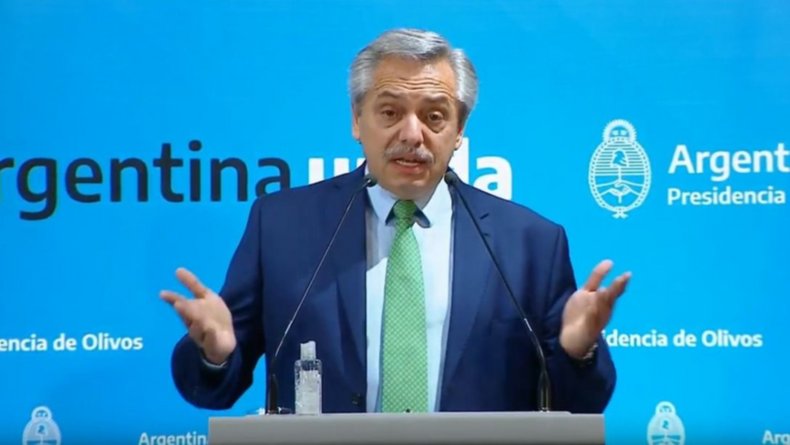 Coronavirus: Alberto Fernández anunció la cuarentena obligatoria