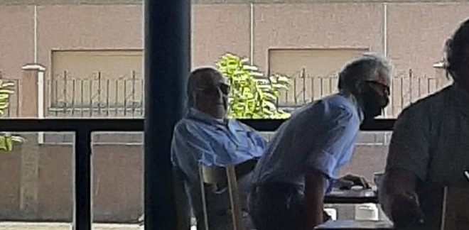 Imagen de Juan Carlos Yanello en el café de la Estación de Servicio Shell en la ciudad de San Juan. Fuente: Portal Juicios de Lesa Humanidad - San Juan.