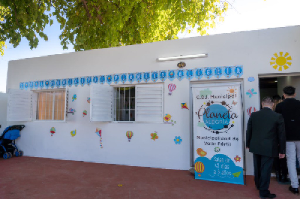 Inauguraron un nuevo Centro de Desarrollo Infantil en Valle Fértil