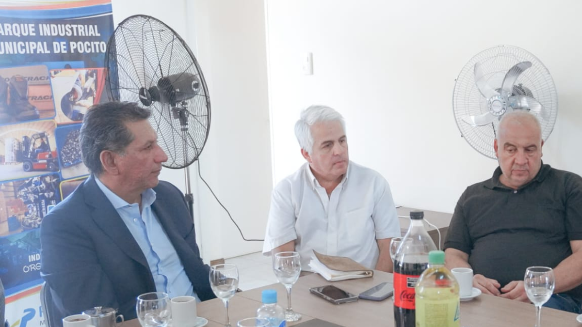 El intendente de Pocito se reunió con empresarios para conocer sus necesidades