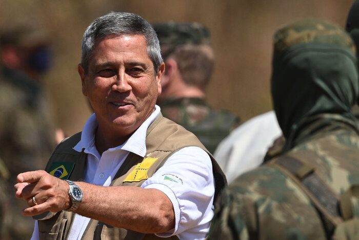 Walter Braga Netto, general retirado y excompañero de fórmula de Bolsonaro.. Imagen: AFP