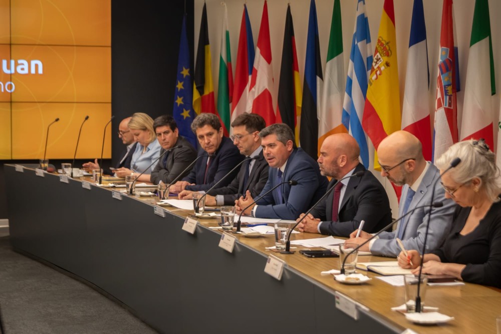Orrego presentó el potencial de San Juan ante diplomáticos de 22 países de la Unión Europea