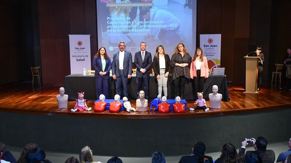 San Juan implementará la capacitación de RCP en las escuelas secundarias