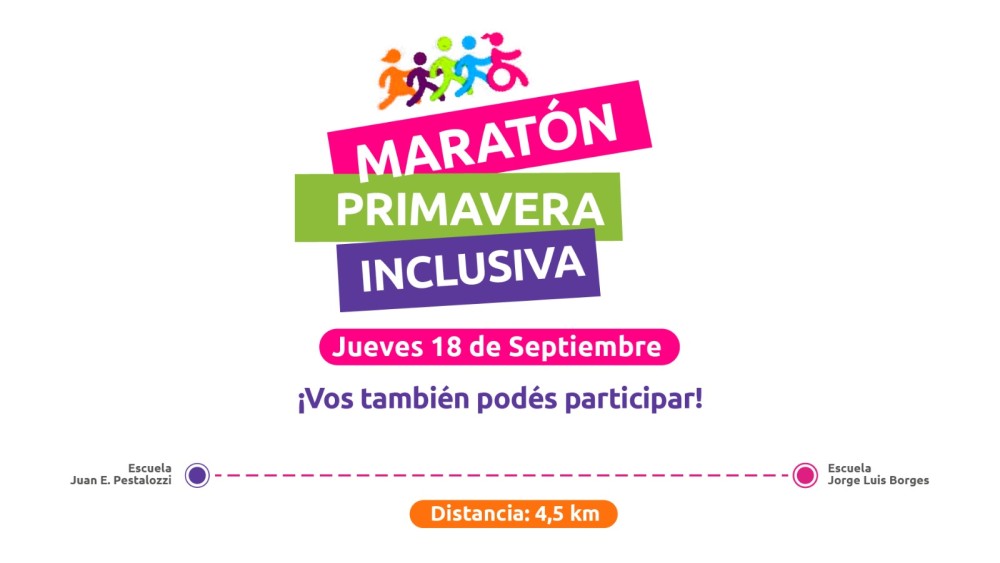 Maratón de Primavera Inclusiva en Chimbas: una fiesta de juventud, deporte y renacimiento