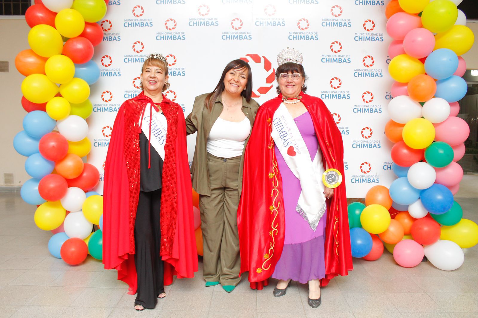 Chimbas celebró la elección de su Reina del Adulto Mayor 2025