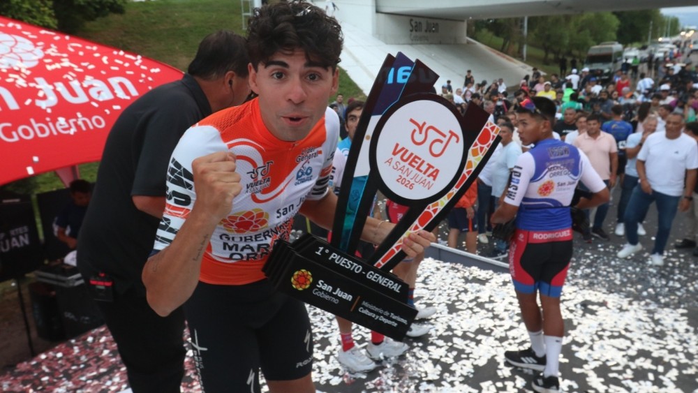 Cristóbal Baeza Muñoz, de Chile, ganó la 41ª Vuelta a San Juan