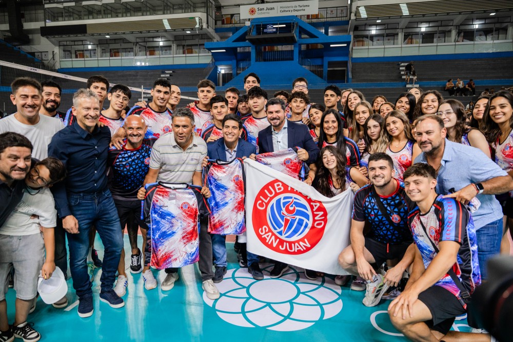 Orrego inauguró la Liga Federal de Vóley 2026 en San Juan y destacó al deporte como política de Estado