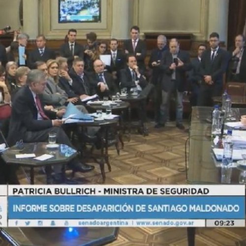 Bullrich hablo de «situación» la represión de Gendarmería que terminó en la desaparición de Maldonado