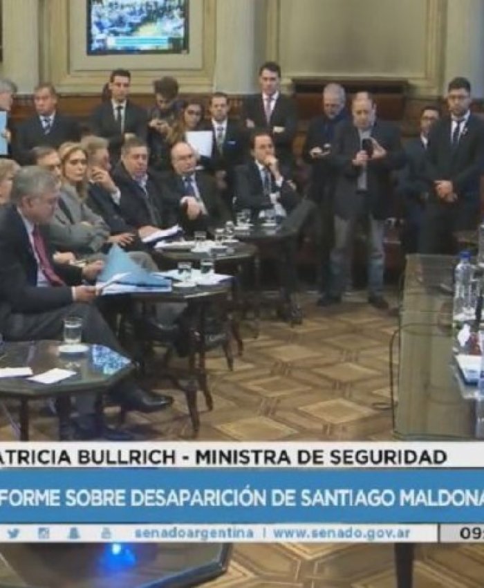 Bullrich hablo de «situación» la represión de Gendarmería que terminó en la desaparición de Maldonado