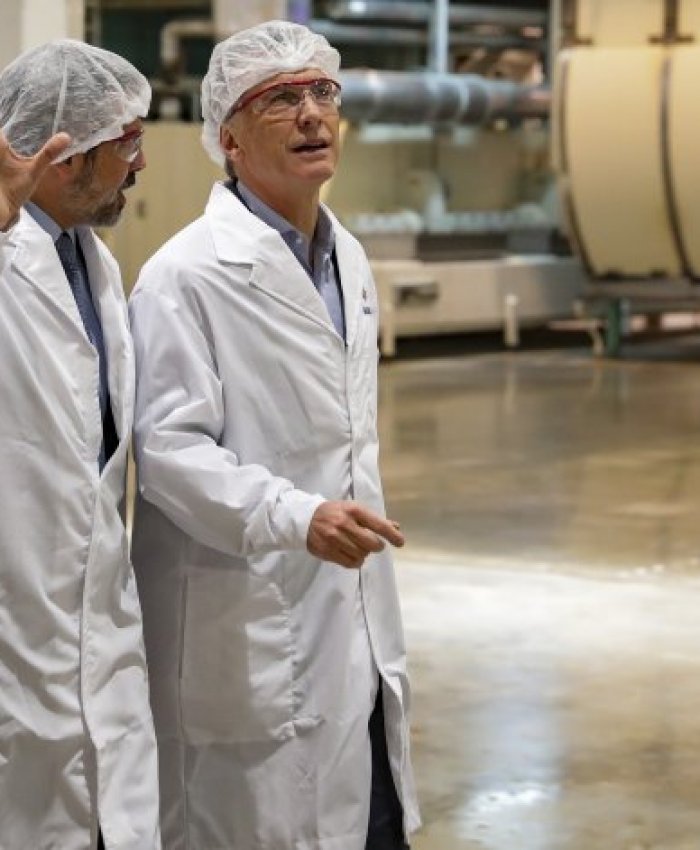 Macri, de visita en Molinos. Fuente: NA