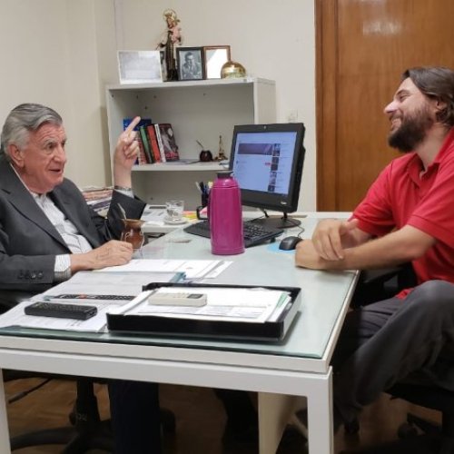 Epa!: unidad del peronismo, Gioja se reunió con Juan Grabois, referente de la CTEP
