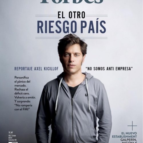 Forbes lleva en su tapa a Axel Kicillof con una dura nota contra Cambiemos