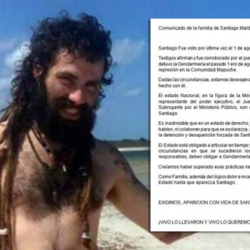 Joven desapareció en medio de un desalojo de Gendarmería a una comunidad mapuche en Chubut: (escucha el audio de su hermano pidiendo ayuda)