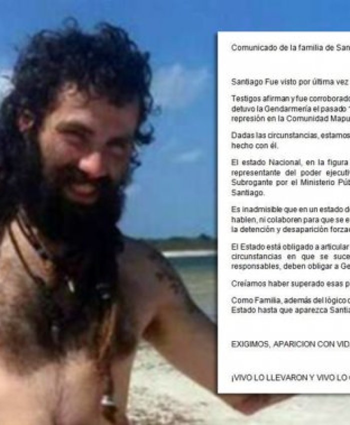 Joven desapareció en medio de un desalojo de Gendarmería a una comunidad mapuche en Chubut: (escucha el audio de su hermano pidiendo ayuda)