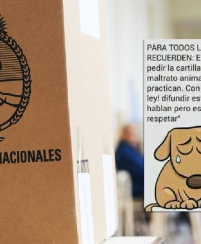 Paso 2017: un viral contra el maltrato animal induce a la impugnación del voto