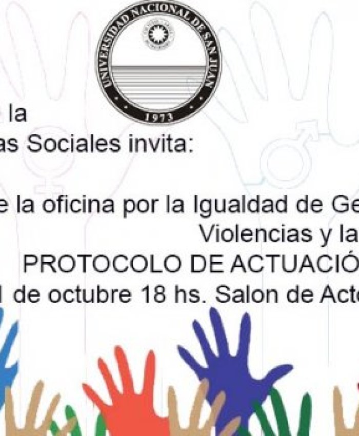 La UNSJ presentará la oficina por la Igualdad de Género