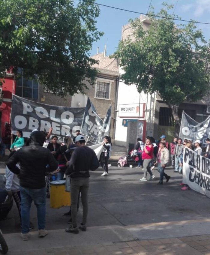 Manifestaciones de movimientos sociales en reclamo de alimentos