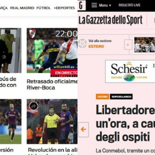 «Regresamos al mundo»: así reflejaron los medios del mundo los incidentes en el Monumental