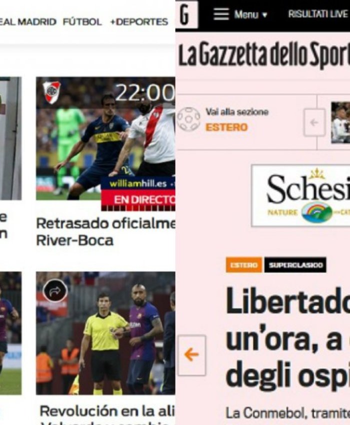 «Regresamos al mundo»: así reflejaron los medios del mundo los incidentes en el Monumental