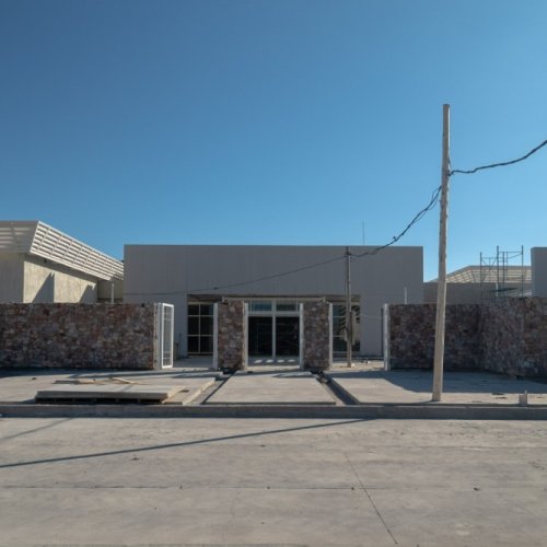 Las obras del nuevo hospital de Angaco están en su etapa final de ejecución