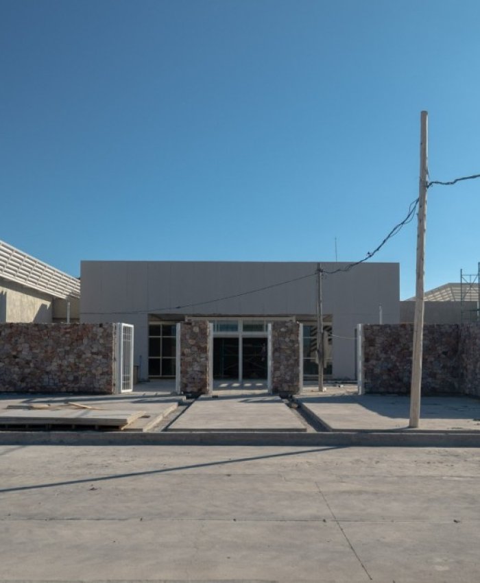 Las obras del nuevo hospital de Angaco están en su etapa final de ejecución