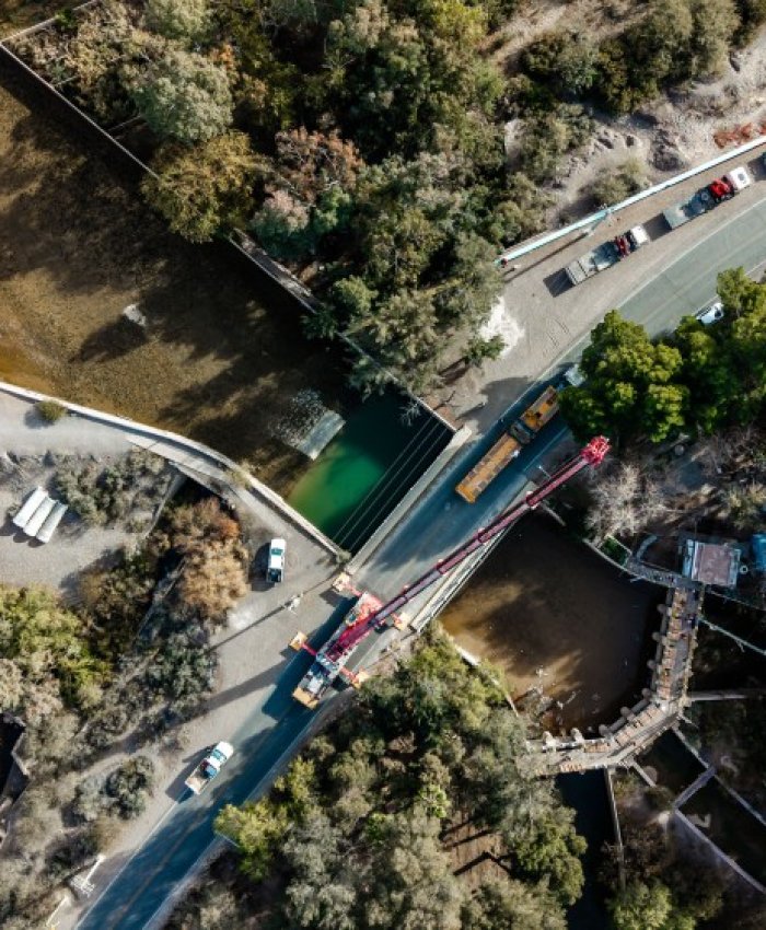 Hidráulica reacondiciona las compuertas del Dique Partidor San Emiliano