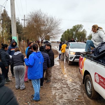 Trabajo interministerial para asistir a las familias afectadas por las lluvias