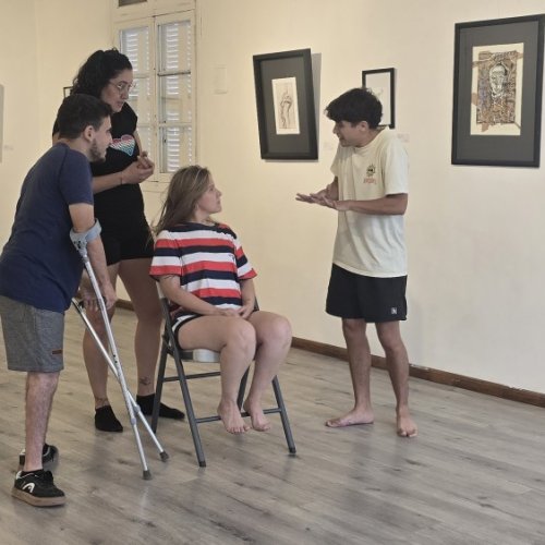 Improvisación y dramaturgia, la muestra que se presentará en el Chalet Cantoni