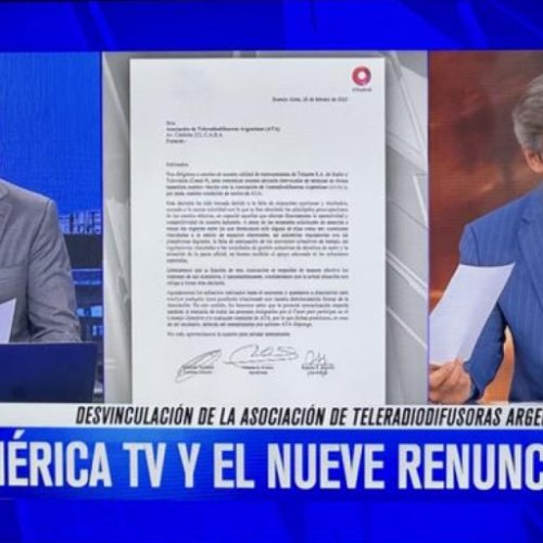 Dos canales de TV abierta hicieron dúplex para renunciar a la Asociación de Teleradiodifusoras Argentinas