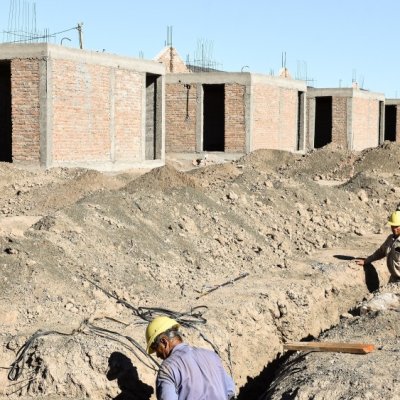 Se reactivó la construcción de barrios del IPV