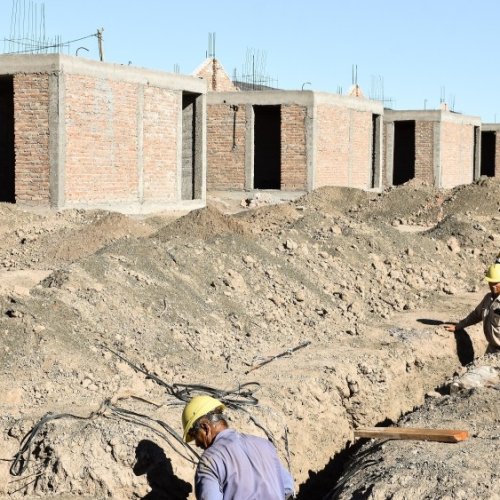 Se reactivó la construcción de barrios del IPV