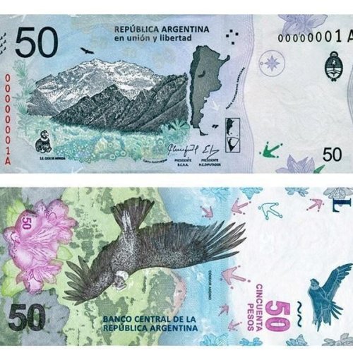 Nuevo billete de 50 pesos