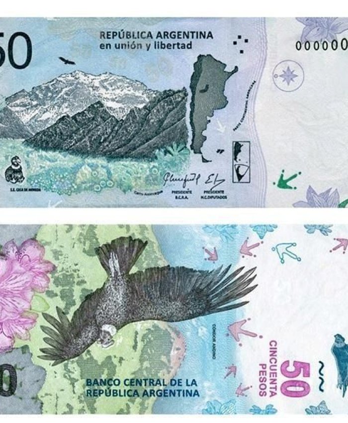 Nuevo billete de 50 pesos