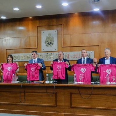 Presentaron la XIII Caminata de Concientización sobre el Cáncer de Mama en San Juan