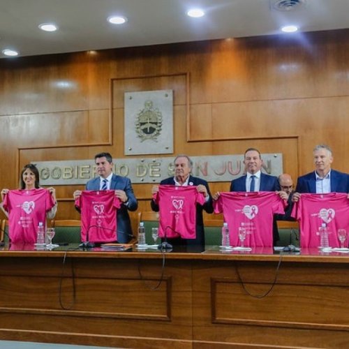 Presentaron la XIII Caminata de Concientización sobre el Cáncer de Mama en San Juan
