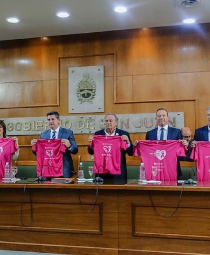 Presentaron la XIII Caminata de Concientización sobre el Cáncer de Mama en San Juan