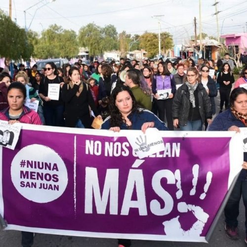 Ni una menos San Juan: marcharon en Albardón pidiendo justicia por Brenda