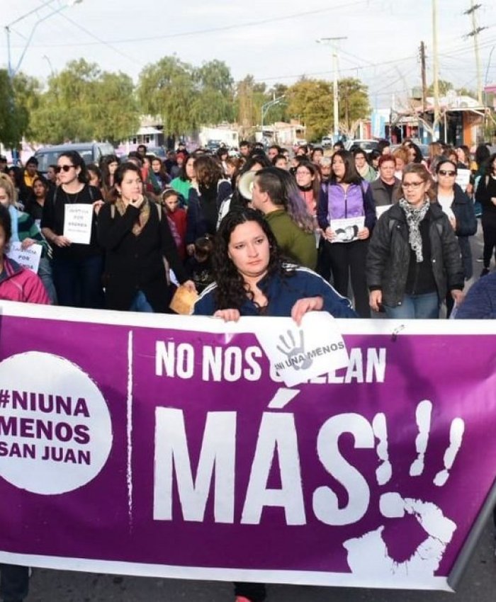 Ni una menos San Juan: marcharon en Albardón pidiendo justicia por Brenda