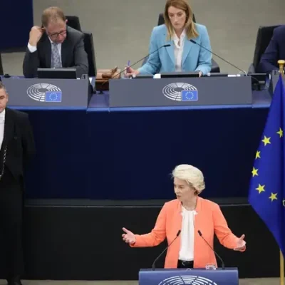 La presidenta de la Comisión Europea, Ursula von der Leyen.