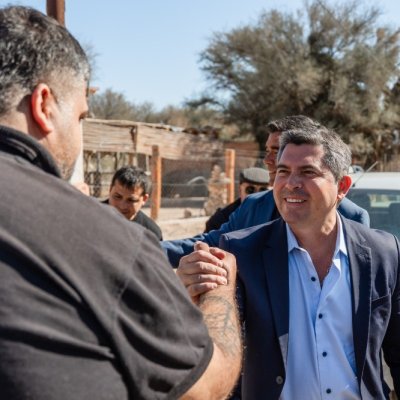 El gobernador Orrego anunció la licitación de los puentes que cambiarán la vida de Mogna