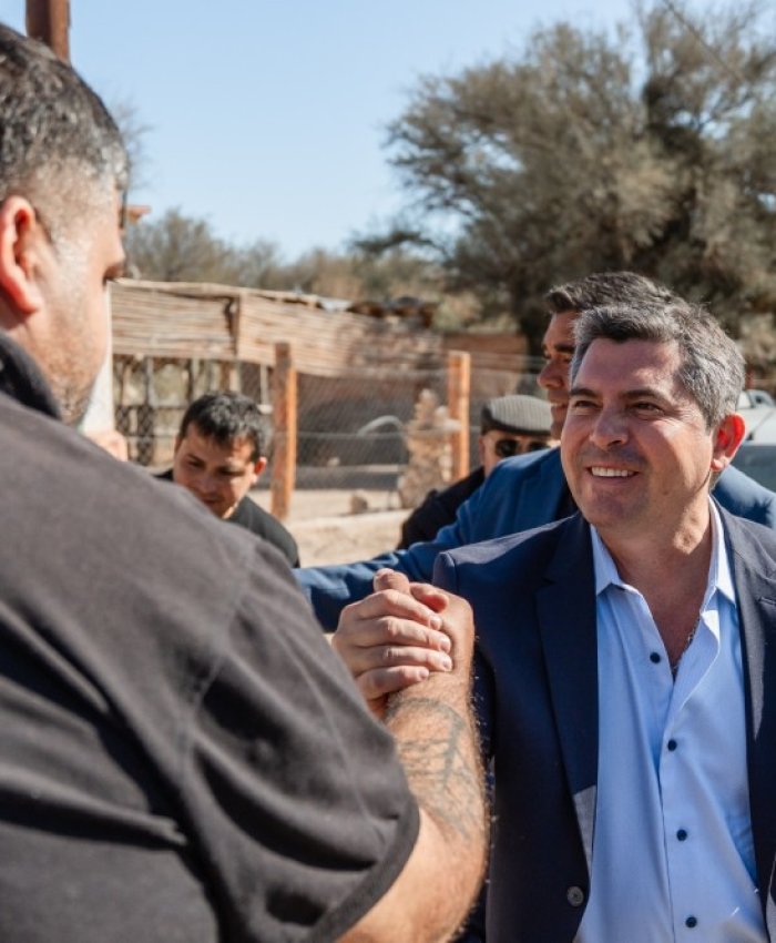 El gobernador Orrego anunció la licitación de los puentes que cambiarán la vida de Mogna