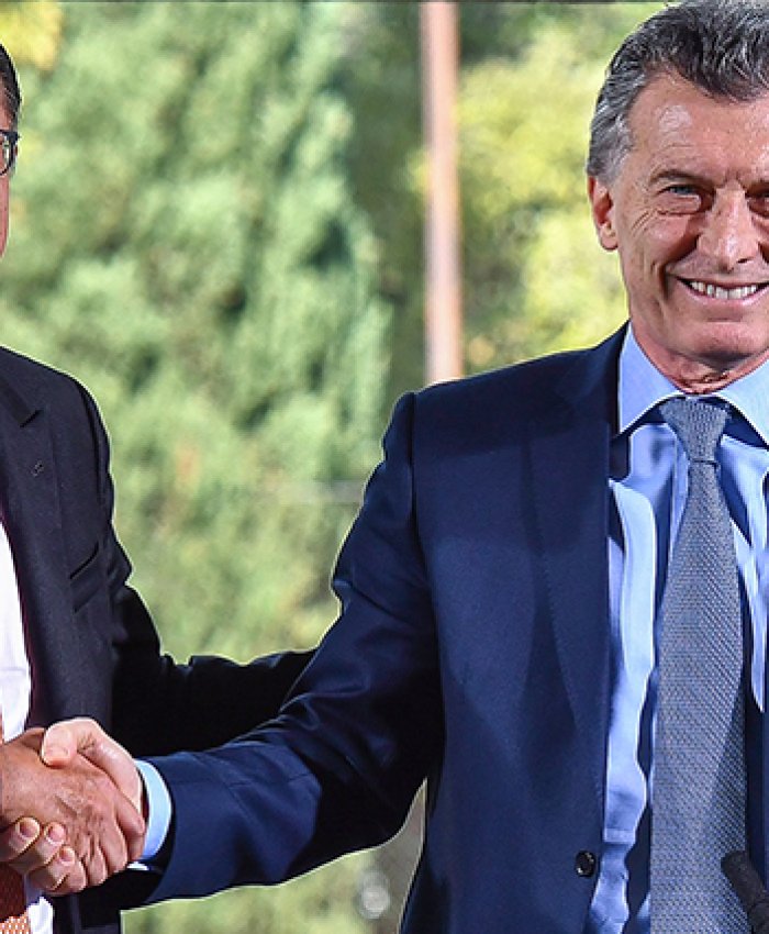 Telam 17/08/2017 Buenos Aires: El presidente Mauricio Macri se encontraba reunido este mediodía con el titular del Banco Mundial, Jim Yong Kim, en la Quinta de Olivos, en una actividad previa a la conferencia de prensa conjunta que ambos brindarán a partir de las 12.30 en la residencia presidencial. Foto: Egurza. / LAP