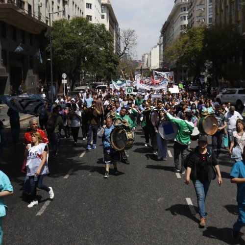 Plaza de Mayo: jornada nacional de lucha contra el brutal ajuste de Milei