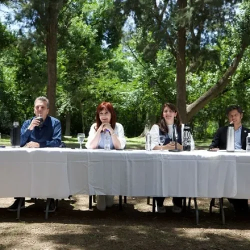 Unidad del PJ: arrancó la reunión entre Cristina, Massa y Kicillof