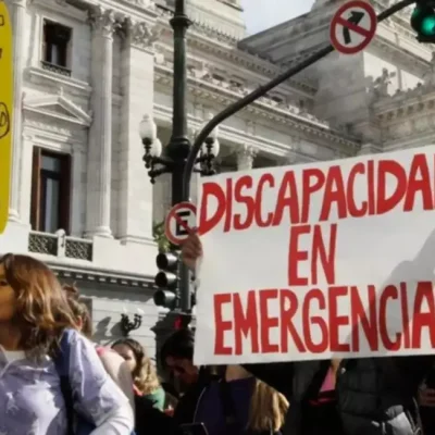 Organizaciones marchan este martes al Congreso contra el veto de Milei a la Ley de Emergencia en Discapacidad